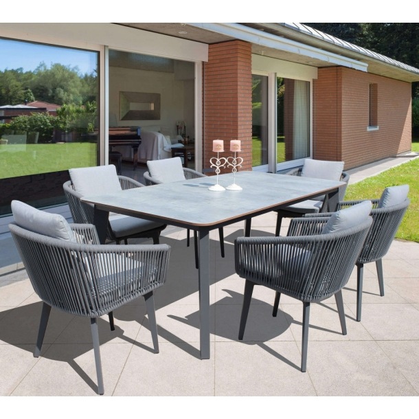 Tavolo Cancun 180x90 - Antracite -6