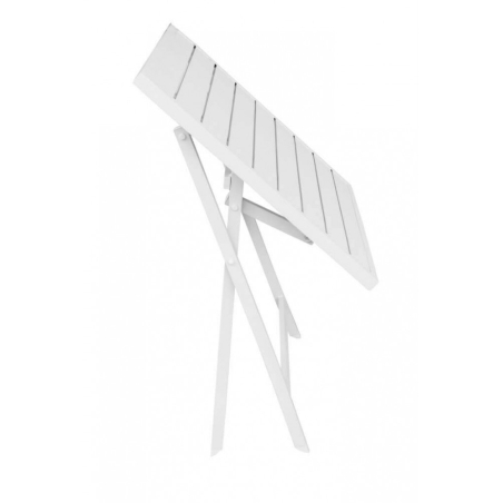 Tavolo Alabama 70x70 Pieghevole - Bianco -4