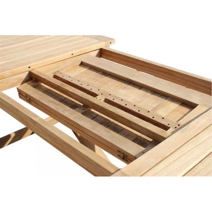 Tavolo Mirage 160/240x90 - Marrone -6