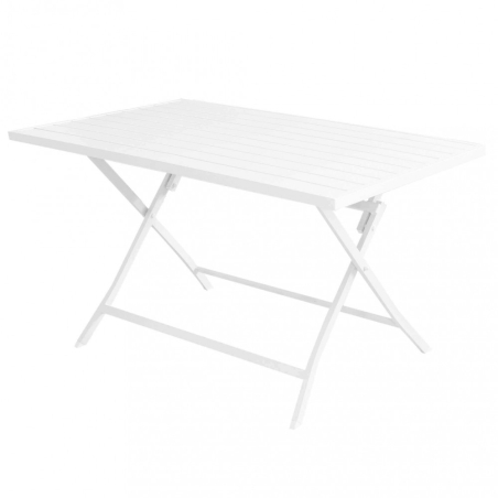 Tavolo Alabama 70x130 Pieghevole - Bianco -1