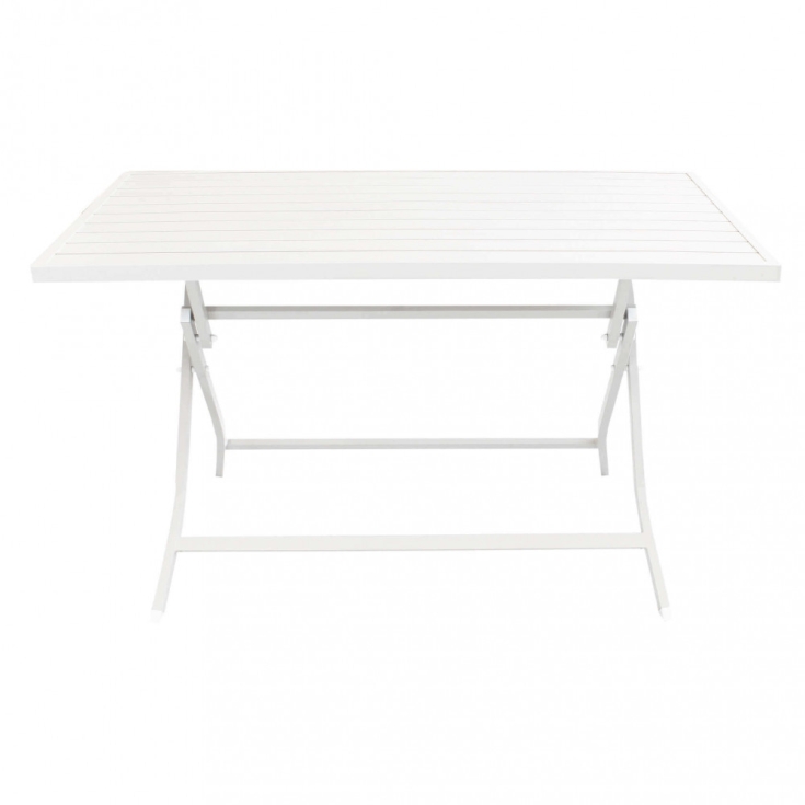 Tavolo Alabama 70x130 Pieghevole - Bianco -2