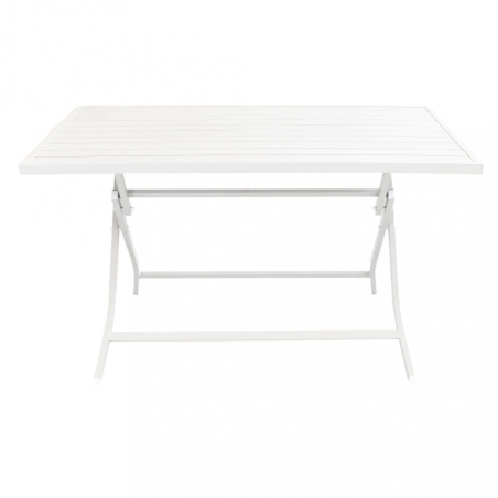 Tavolo Alabama 70x130 Pieghevole - Bianco -2