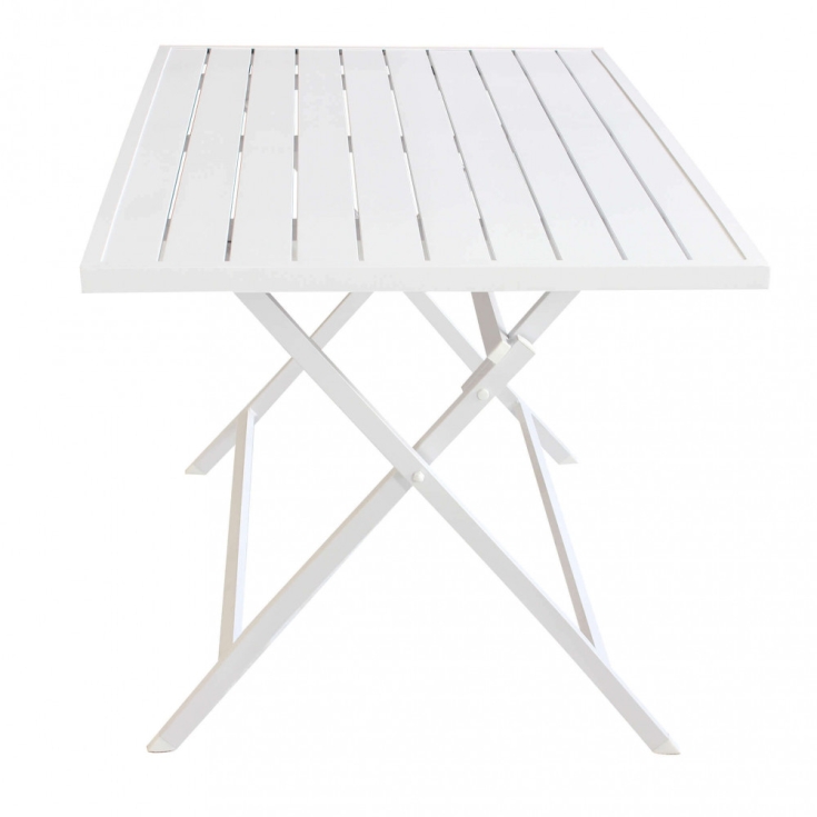 Tavolo Alabama 70x130 Pieghevole - Bianco -3