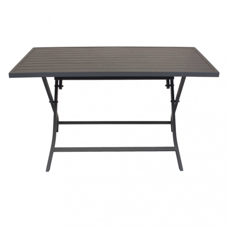 Tavolo Alabama 70x130 Pieghevole - Taupe -2