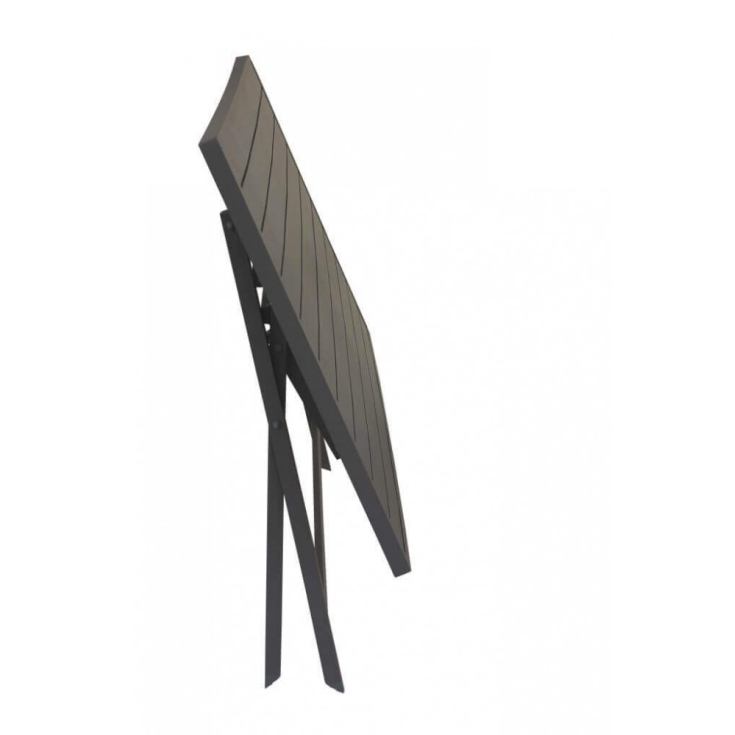 Tavolo Alabama 70x130 Pieghevole - Taupe -5