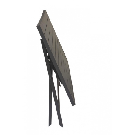 Tavolo Alabama 70x130 Pieghevole - Taupe -5