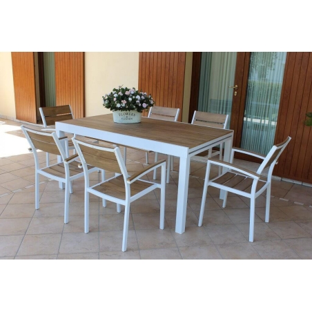 Tavolo Cayman 200/300x95 - Bianco -9