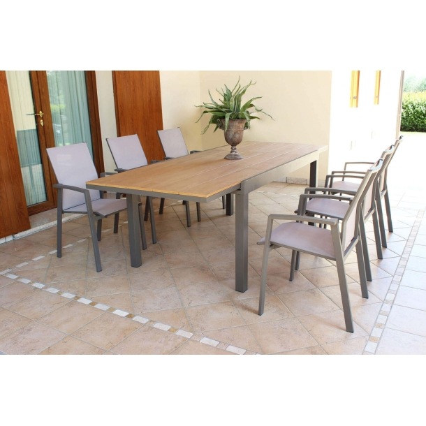 Tavolo Cayman 160/240x95 - Taupe -7