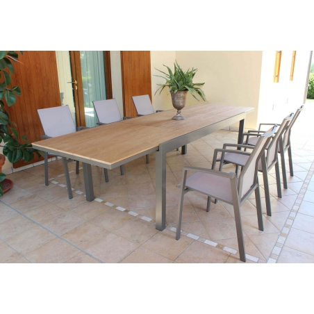 Tavolo Cayman 200/300x95 - Taupe -7