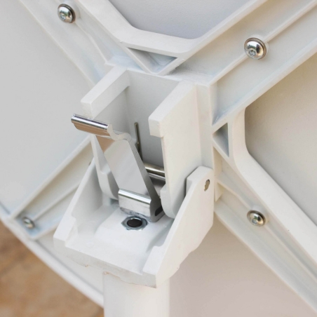 Tavolo Alto Vega Ø 60 - Bianco -5