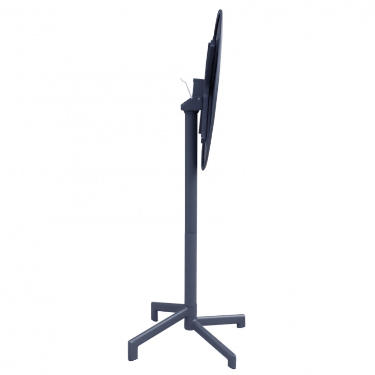 Tavolo Alto Vega Ø 60 - Grigio scuro -2