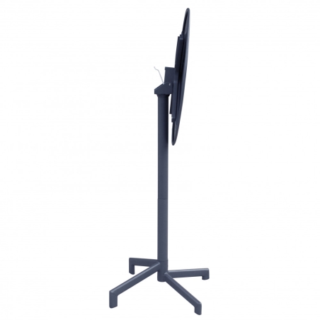 Tavolo Alto Vega Ø 60 - Grigio scuro -2