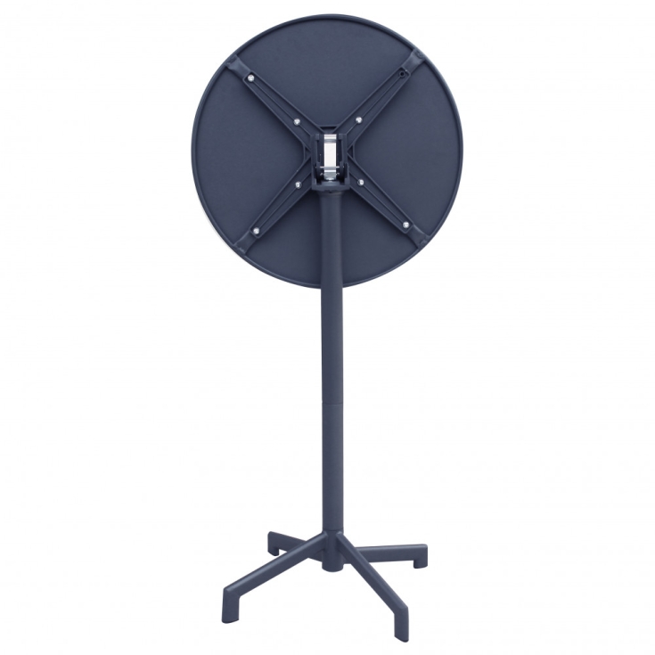 Tavolo Alto Vega Ø 60 - Grigio scuro -3
