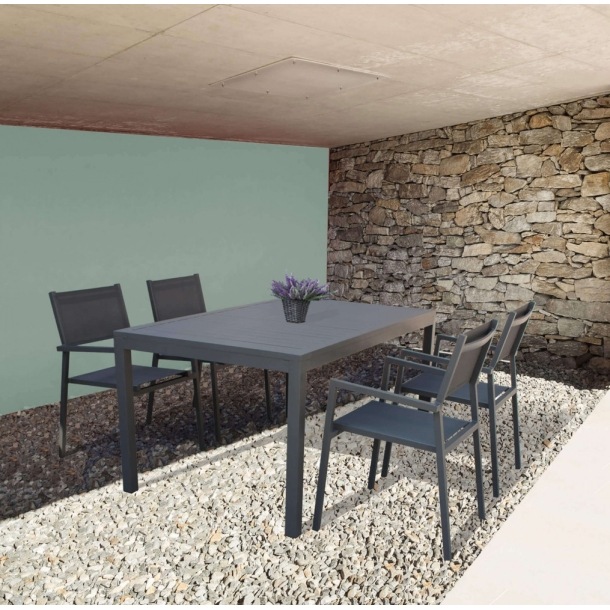 Tavolo Milo 150x90 - Antracite -5