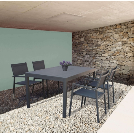 Tavolo Milo 150x90 - Antracite -5