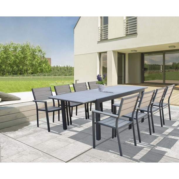 Tavolo Pental 180/240x100 - Antracite -5