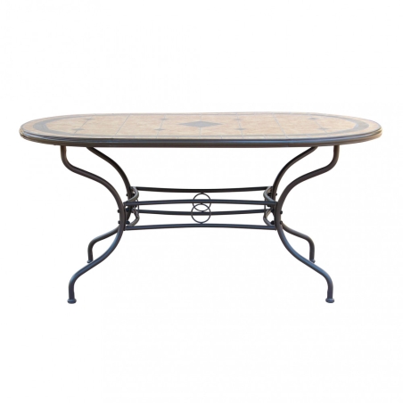 Tavolo Ovale Nereo 160x90 - Taupe -2