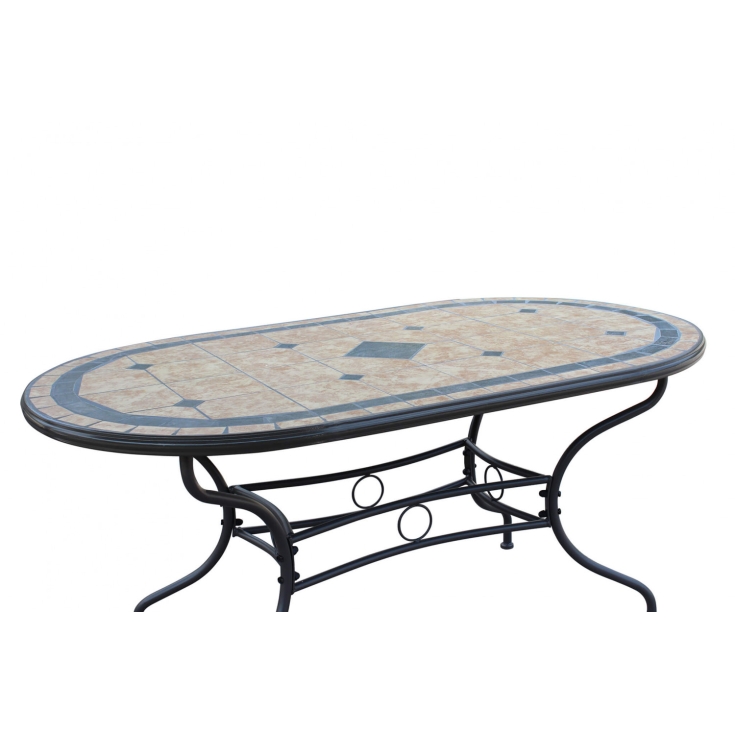 Tavolo Ovale Nereo 160x90 - Taupe -3