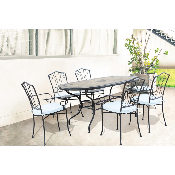 Tavolo Ovale Nereo 160x90 - Taupe -5