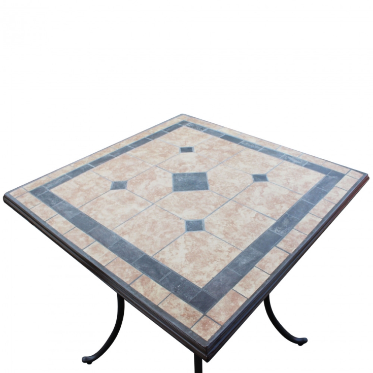 Tavolo Quadrato Nereo 80x80 - Taupe -2