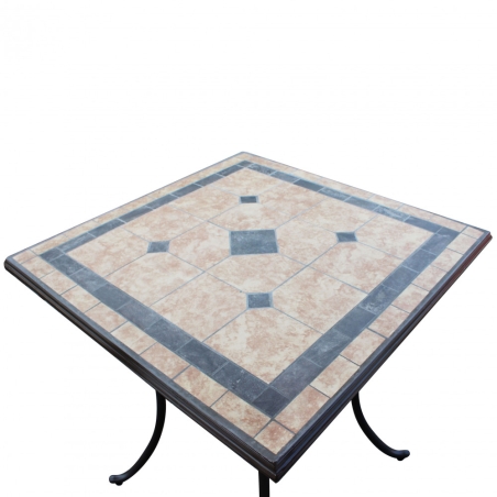 Tavolo Quadrato Nereo 80x80 - Taupe -2