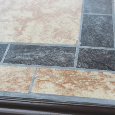 Tavolo Quadrato Nereo 80x80 - Taupe -3