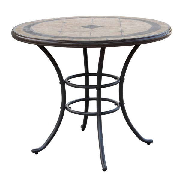 Tavolo Rotondo Nereo Ø 90 - Taupe -1