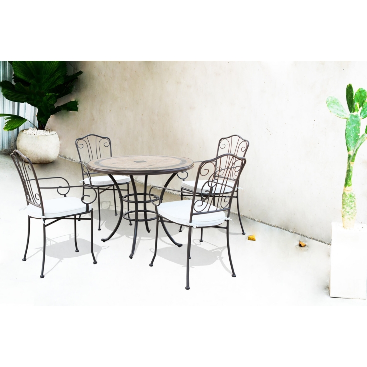 Tavolo Rotondo Nereo Ø 90 - Taupe -4