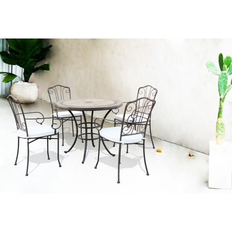 Tavolo Rotondo Nereo Ø 90 - Taupe -4