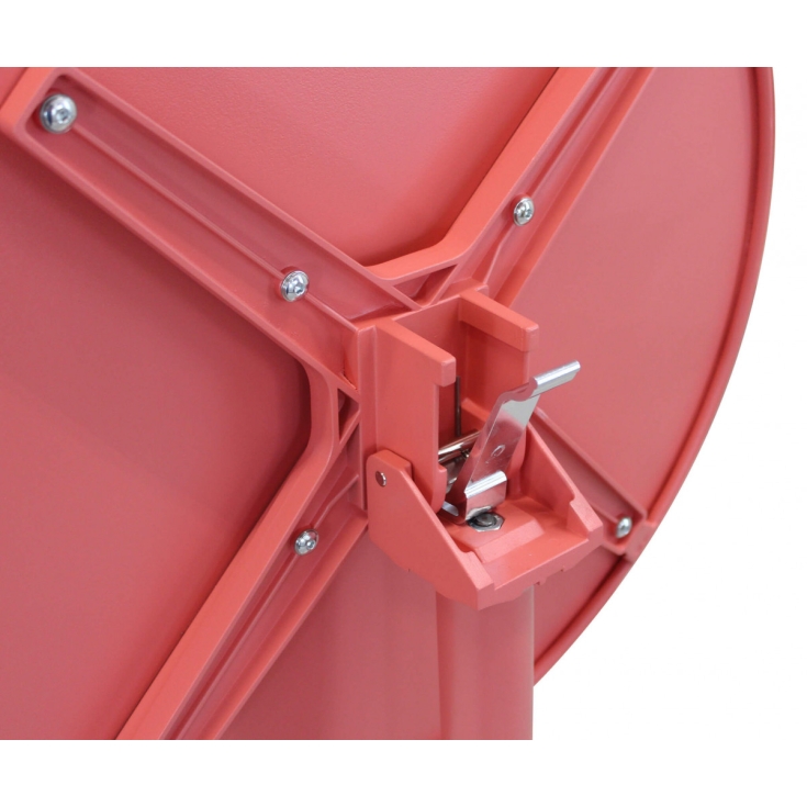 Tavolo Vega Ø 60 - Rosso Corallo -6