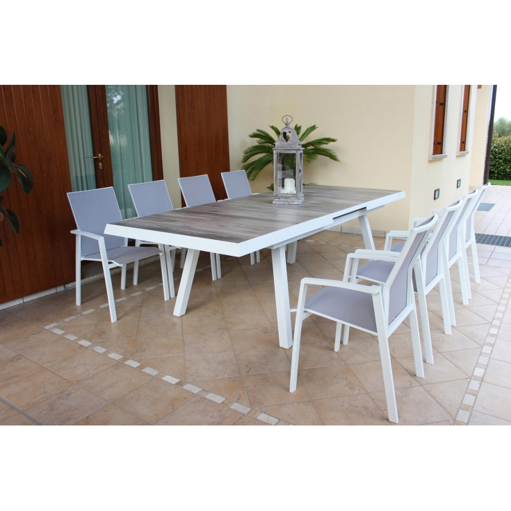 Tavolo Seattle 205/265x105 - Bianco -7