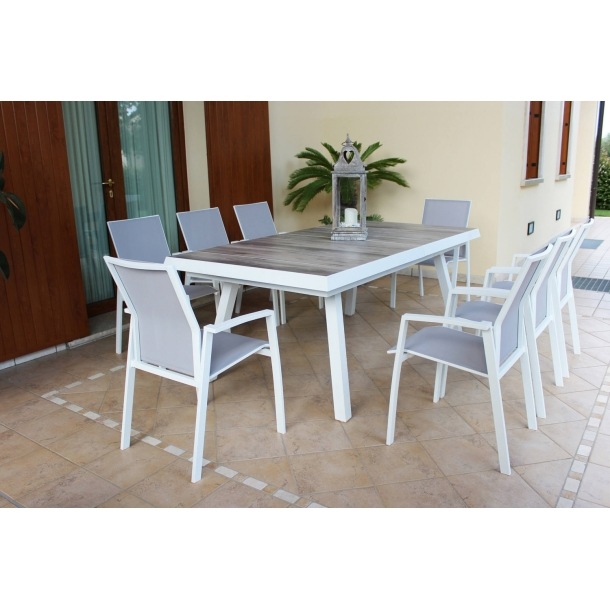 Tavolo Seattle 205/265x105 - Bianco -8