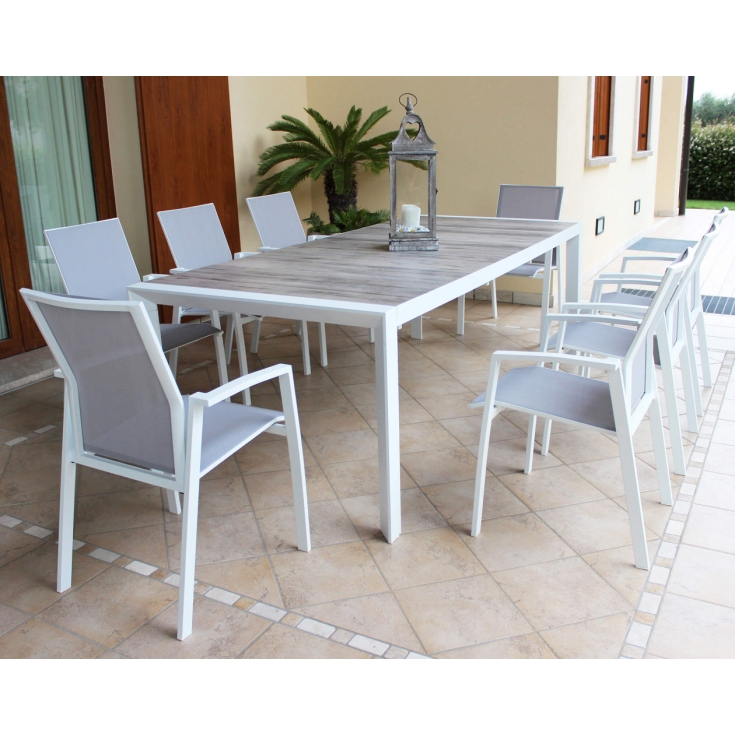 Tavolo Portland 175/235x100 - Bianco -7
