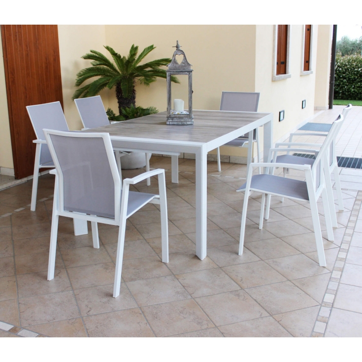 Tavolo Portland 175/235x100 - Bianco -8