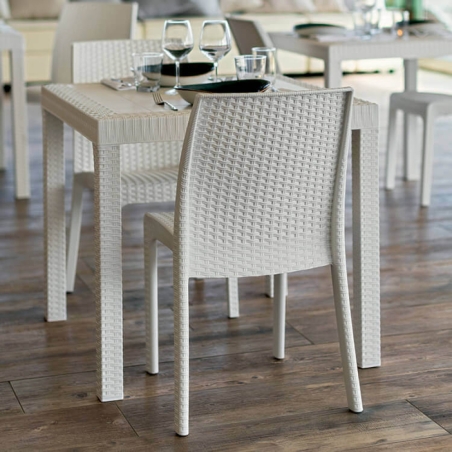 Tavolo Dallas 80x80 - Bianco -2