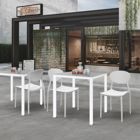 1892 Tavolo Autolivellante 70x70 Bianco -3