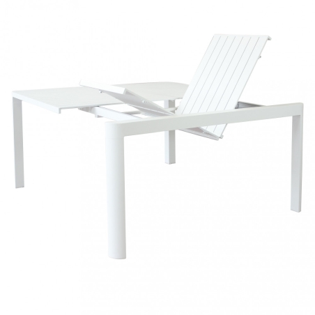 Tavolo Washington Allungabile 100/150x150 - Bianco -2
