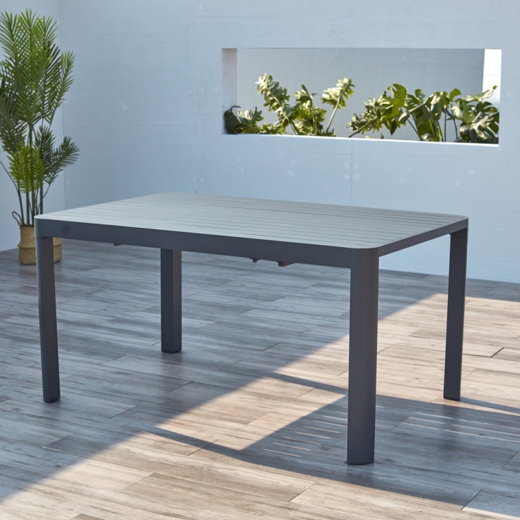 Tavolo Washington Allungabile 100/150x150 - Antracite -8