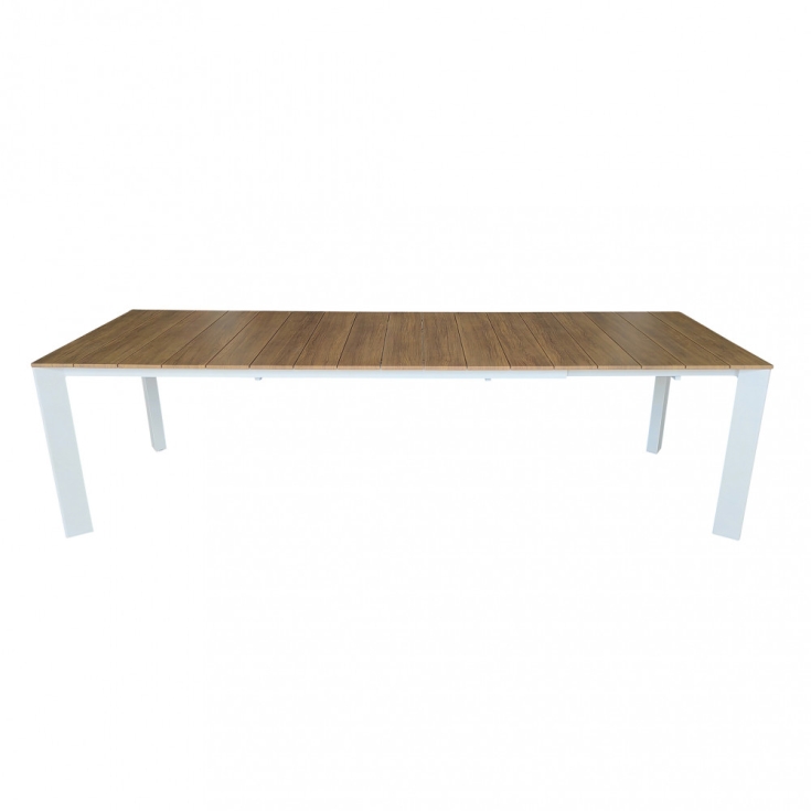 Tavolo Sacramento 215/280x100 Effetto Legno - Bianco -3