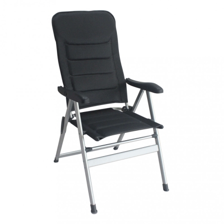 Poltrona Pieghevole Nera Alluminio SARDEGNA