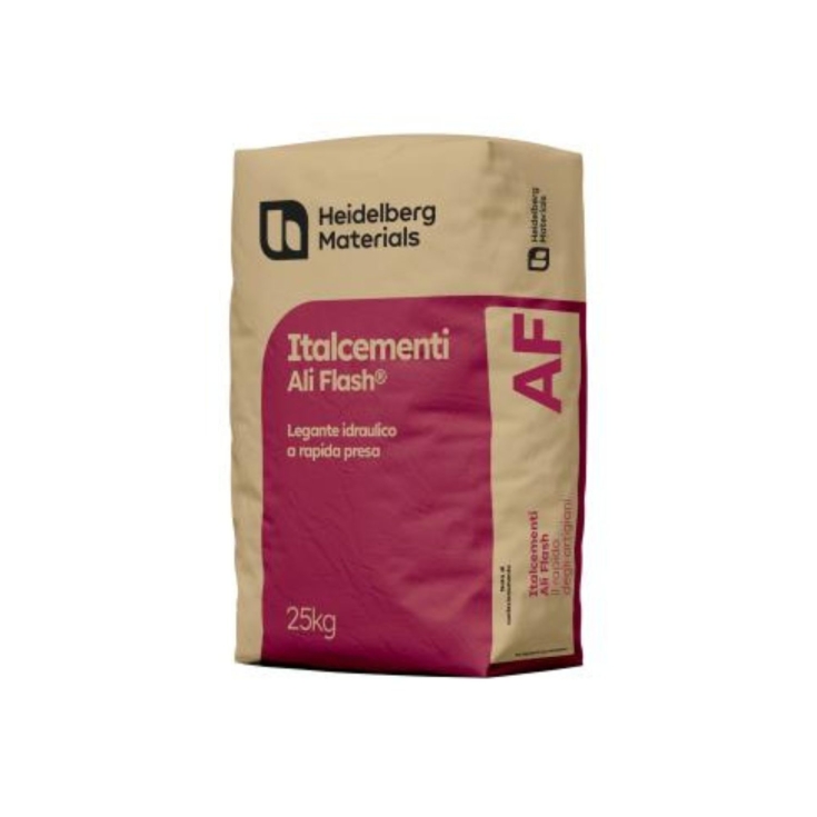 Cemento rapido grigio Ali flash 25 kg Italcementi -1