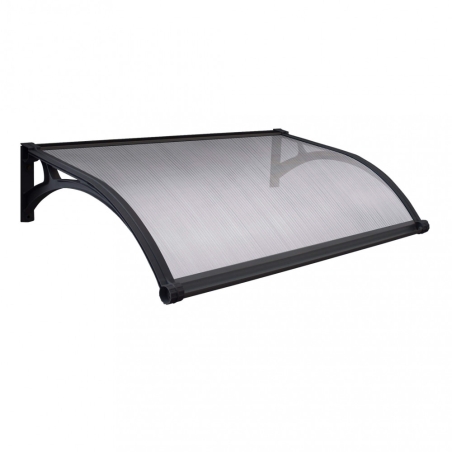 Pensilina 150x100 cm  con led copertura Opaco struttura Grigio scuro