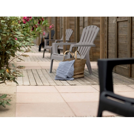 Poltrona Maryland Con braccioli Taupe 73x80x88cm -2