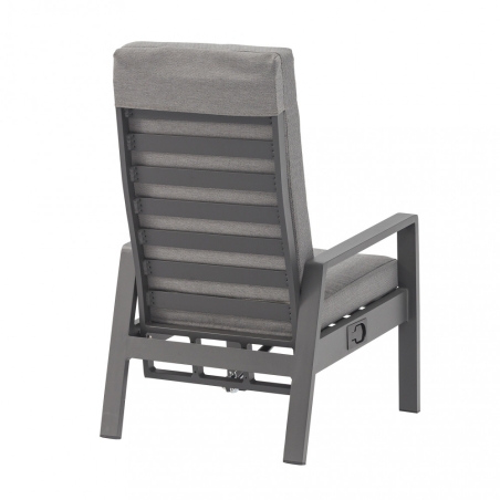 Poltrona Reclinabile Giacarta Antracite 63.5x71x101cm -5