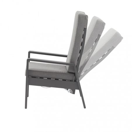 Poltrona Reclinabile Giacarta Antracite 63.5x71x101cm -2