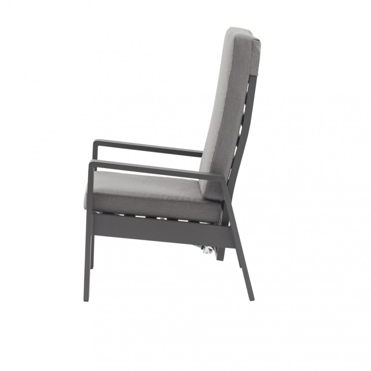 Poltrona Reclinabile Giacarta Antracite 63.5x71x101cm -7