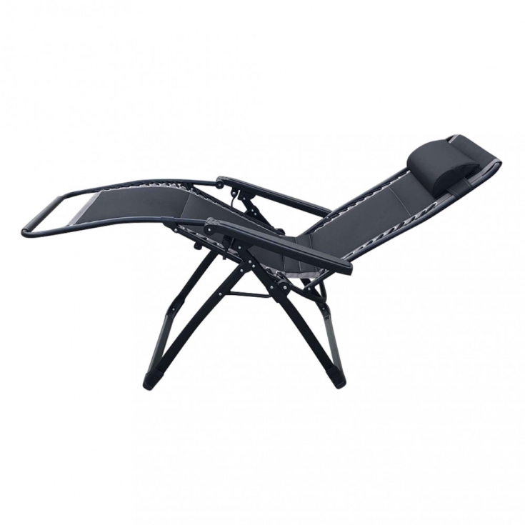 Sdraio Comfort Xxl Pieghevole Nero 97x78x115cm -2