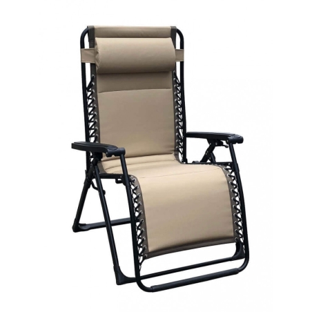 Sdraio Comfort Xxl Pieghevole Marrone 97x78x115cm -3