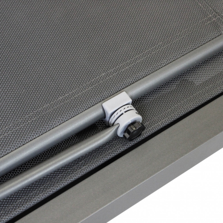 Lettino prendisole Antracite Alluminio MADISON -2