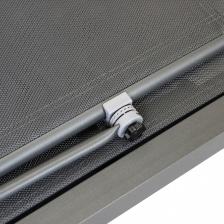 Lettino prendisole Antracite Alluminio MADISON -2